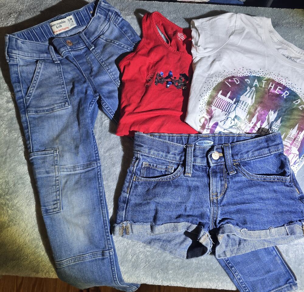 Girls Clothing Bundle, Includes Abercrombie Jeans, All Size 7-8